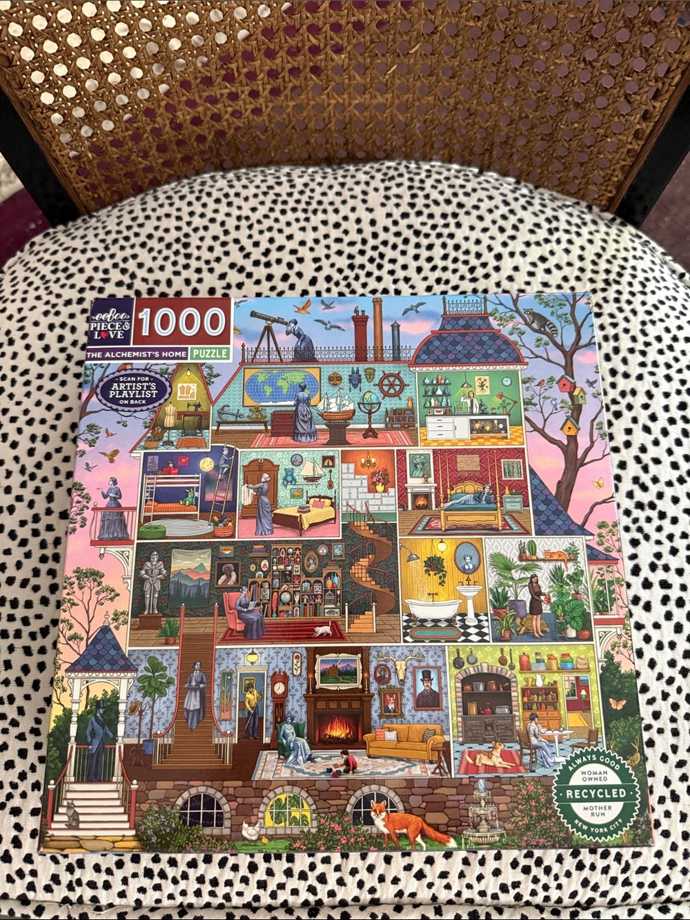 The Alchemist’s Home 1000-piece jigsaw puzzle eeBoo